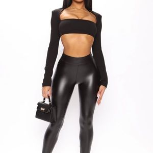 Faux Leather Leggings